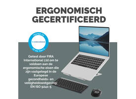 Laptopstandaard Fellowes Alumia zilver