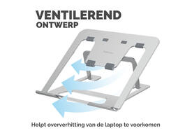Laptopstandaard Fellowes Alumia zilver