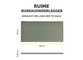 Bureau-onderlegger Fellowes Breyta saliegroen