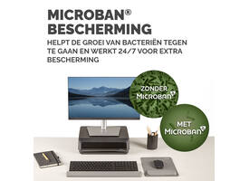 Muismat met polssteun Fellowes Breyta XL grijs
