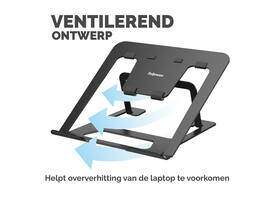 Laptopstandaard Fellowes Alumia zwart