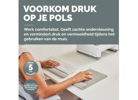Muismat met polssteun Fellowes Breyta XL zand