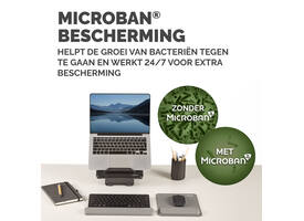 Muismat met polssteun Fellowes Breyta grijs