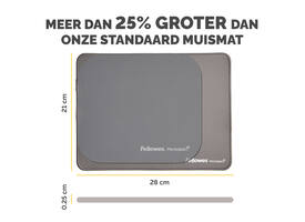 Muismat Fellowes Breyta XL grijs