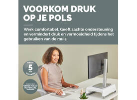 Muismat met polssteun Fellowes Breyta zand