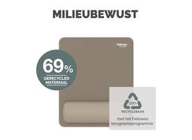 Muismat met polssteun Fellowes Breyta zand