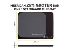 Muismat Fellowes Breyta XL zwart