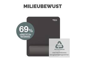 Muismat met polssteun Fellowes Breyta zwart