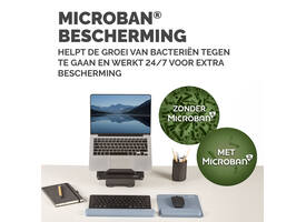 Muismat met polssteun Fellowes Breyta blauw