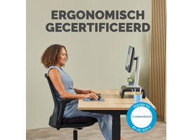 Muismat met polssteun Fellowes Breyta blauw