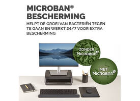 Muismat met polssteun Fellowes Breyta XL zwart