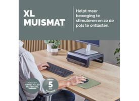 Muismat Fellowes Breyta XL saliegroen