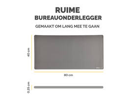 Bureau-onderlegger Fellowes Breyta grijs