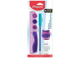 Tekenset Maped Kidy Learn Concentration set à 5 delen paars