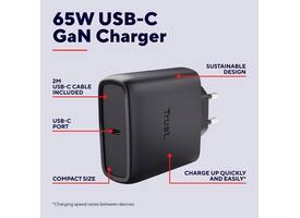 Oplader Trust Maxo 65W USB-C GAN zwart