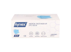 Mondmasker Hynex IIR 3-laags blauw 50 stuks