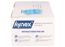 Mondmasker Hynex IIR 3-laags blauw 50 stuks