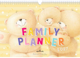 Familiekalender 2027 Forever Friends A4 internationaal