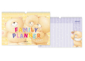 Familiekalender 2027 Forever Friends A4 internationaal
