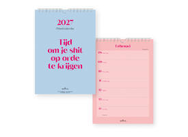 Weekkalender 2027 &C 165x230mm nederlands