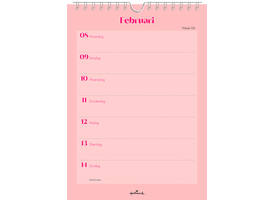 Weekkalender 2027 &C 165x230mm nederlands