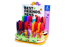 Rollerpen PILOT friXion Friends medium assorti display à 48 stuks