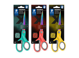 Schaar Staedtler Norix 21cm 3 kleuren assorti