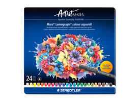Aquarelpotlood Staedtler Mars Lumograph set à 24 kleuren
