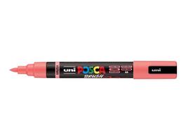 Paintmarker Uni POSCA PC-5BR brushpunt medium koraal