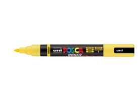 Paintmarker Uni POSCA PC-5BR brushpunt medium geel