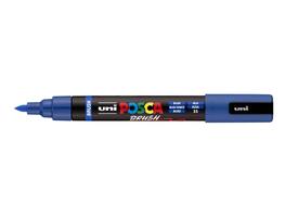 Paintmarker Uni POSCA PC-5BR brushpunt medium donkerblauw
