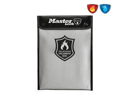Brandwerende en waterbestendige documententas MasterLock 28x38cm