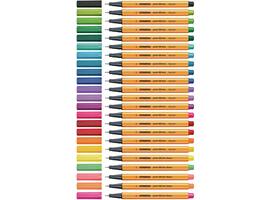 Fineliner STABILO point 88 Animal Vibes mini fijn assorti 8 stuks
