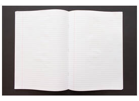 Schrift Kangaro A4 lijn 80 pagina's 60gr pastel assorti pak à 5 stuks