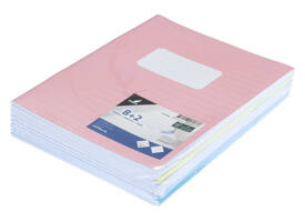 Schrift Kangaro A5 lijn 80 pagina's 60gr pastel assorti 10 stuks