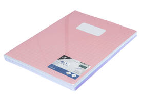 Schrift Kangaro A4 ruit 10mm 80pagina's 60gr pastel assorti 5 stuks