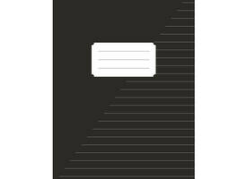 Schrift Kangaro A5 lijn 80 pagina's 60gr zwart pak à 10 stuks