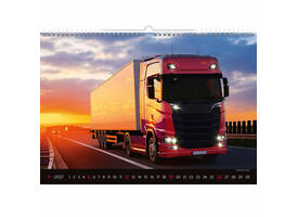 Kalender 2027 Helma 365 31.5x45cm de ultieme vrachtwagen