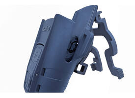 Veiligheidsmes Martor Secunorm 610 XDR trapezium 18mm met holster zilver