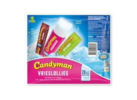 Vrieslolly Candyman 50 milliliter zak 10 stuks