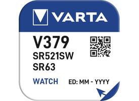 Batterij VARTA knoopcel 1x V379/SR63 zilver