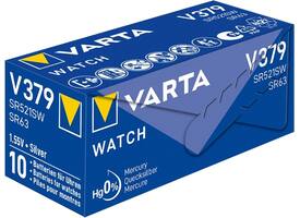 Batterij VARTA knoopcel 1x V379/SR63 zilver