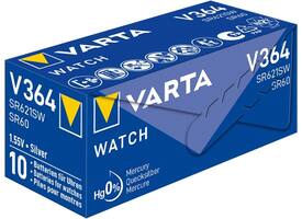 Batterij VARTA knoopcel 1x V364/SR60 zilver