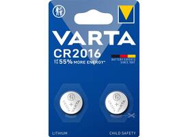 Batterij VARTA knoopcel 2x CR2016 lithium
