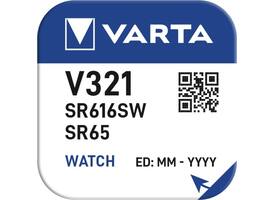 Batterij VARTA knoopcel 1x V321/SR65 zilver