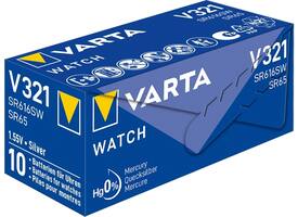 Batterij VARTA knoopcel 1x V321/SR65 zilver