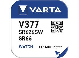 Batterij VARTA knoopcel 1x V377/SR66 zilver