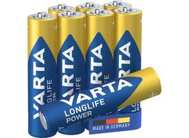 Batterij VARTA Longlife Power 8x AAA