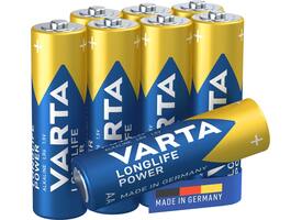 Batterij VARTA Longlife Power 8x AA