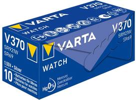 Batterij VARTA knoopcel 1x V370/SR69 zilver